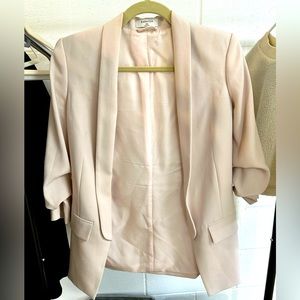 xx-small Babaton New Power Blazer in powder pink, like new condition
